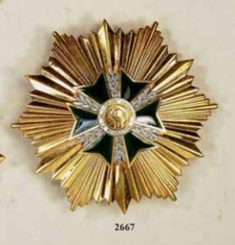 National Order of the Revolution, Grand Cross Breast Star