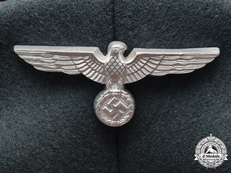 German Army Veterinary Officer's Visor Cap Eagle Detail