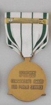 Commander's Award for Public Service (1983-2014) Reverse