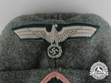 German Army Armoured Field Cap M35 Eagle Detail