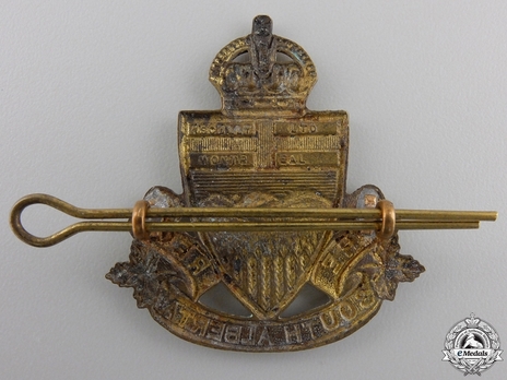 South Alberta Regiment Other Ranks Cap Badge Reverse