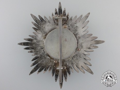 Merit Order of the Bavarian Crown, Commander Breast Star Reverse