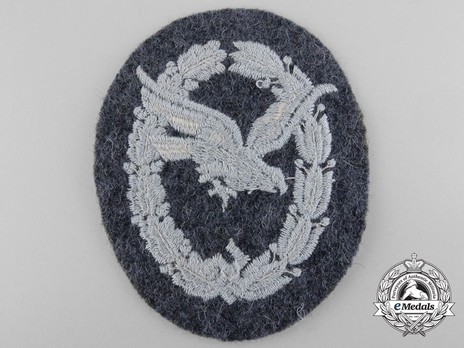 Air Gunner & Flight Engineer Badge, in Cloth Reverse