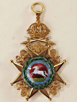 Royal Guelphic Order, Grand Cross with Swords Obverse
