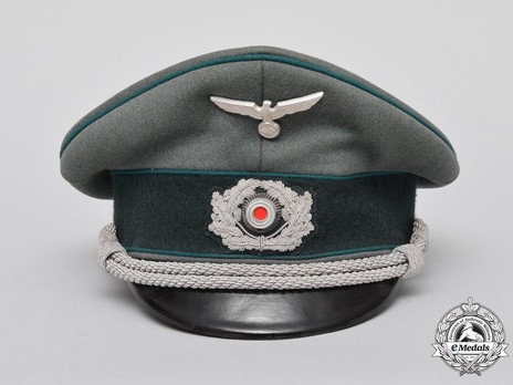 German Army Administrative Officer's Visor Cap Front