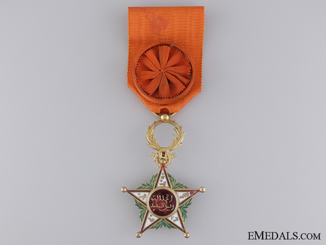 Order of Ouissan Alaouite, Type I, IV Class Officer Obverse