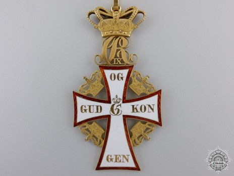 Order of Dannebrog, II Class Commander (Christian IX 1861-) Obverse