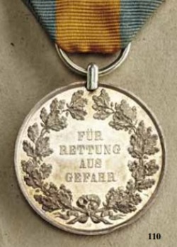 Life Saving Medal (stamped "BREHMER F.") Reverse