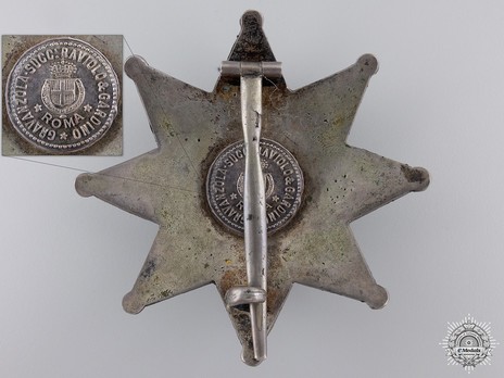 Cravanzola Cartouch, Italy, Order of the Crown, Commander's Star