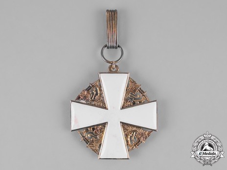 Order of the White Rose, Type I, Civil Division, I Class Commander Cross Reverse