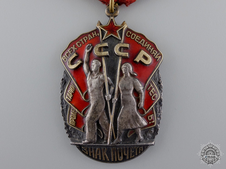 Order of the Badge of Honour Oval Medal (Variation II) Obverse