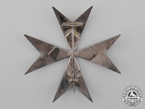 Order of St. John, Type II, Breast Star (non-enamelled) Reverse