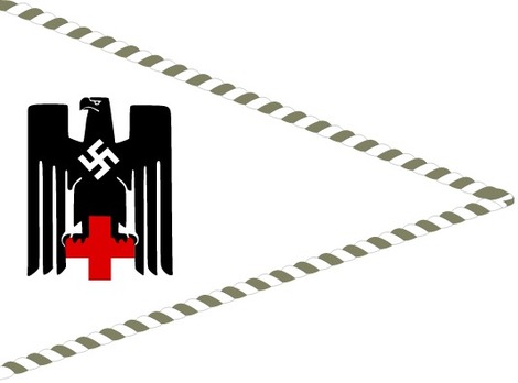 German Red Cross Member Pennant Obverse
