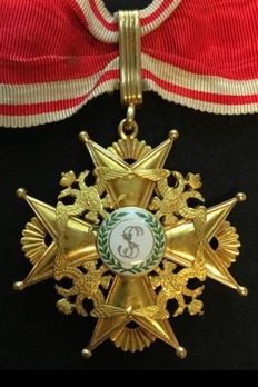 Order of Saint Stanislaus, Type I, Civil Division, II Class Cross (eagles on reverse) Reverse