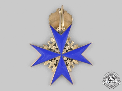 Pour le Mérite, Cross (Weimar Republic version, with oak leaves) Reverse