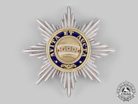 Order of the Iron Crown, Type II, I Class Breast Star (c. 1855)