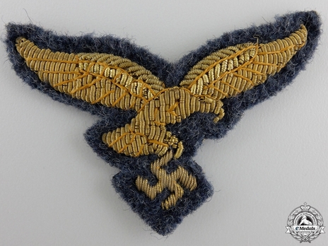 Luftwaffe General Ranks 2nd Pattern Cloth Cap Eagle Insignia Obverse