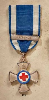 Merit Cross for Medical Volunteers, Silver Cross (with "1870/71" clasp)