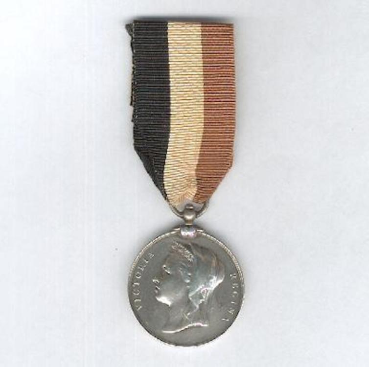 Silver medal with ring suspension stamped l.c. wyon obverse 1