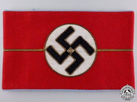NSDAP Blockhelfer/A Level Betriebsobmann Type II Ort Level Armband Obverse