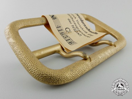 SA Double Open-Claw Buckle (gold version) Obverse