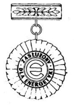 Decoration for the Merit in the Energy Industry, II Class Obverse