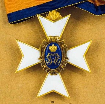 Schwarzburg Duchy Honour Cross, Civil Division, I Class Honour Cross (with oak leaves) Reverse