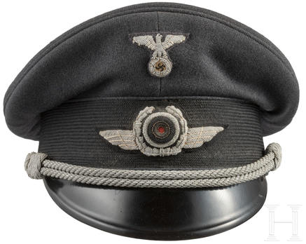 DLV Officer's Visor Cap Front