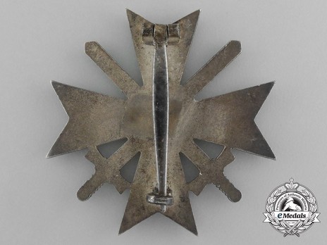 War Merit Cross I Class with Swords, by C. Poellath (84) Reverse