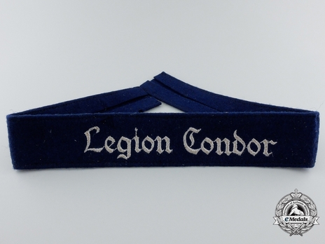 Luftwaffe Legion Condor Cuff Title (NCO/EM version) Obverse