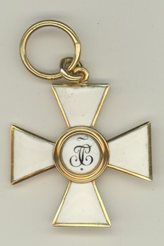 Order of Saint George IV Class Badge (in gold) Reverse