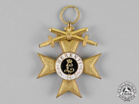 Order of Military Merit, Military Division, I Class Military Merit Cross (without crown) Obverse