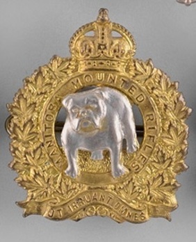 Manitoba Mounted Rifles Other Ranks Cap Badge Obverse