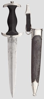 Allgemeine SS M33 Service Dagger with Röhm Dedication Removed Reverse with Scabbard