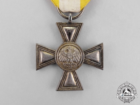 Order of the Red Eagle, Type IV, Civil Division, IV Class Cross (in silver) Obverse