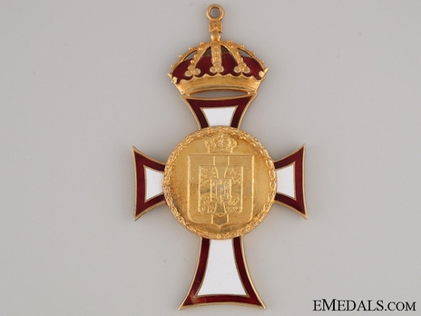 Royal Order of St. George and St. Constantine, Grand Cross (Civil Division) Reverse