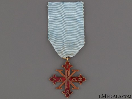 Constantinian Order of St. George, Knight I Class  Revese