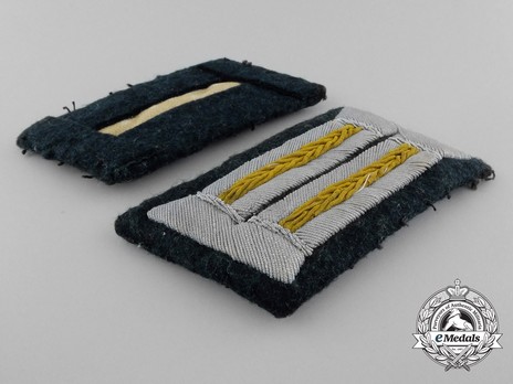 German Army Cavalry Officer Ranks Field Collar Tabs