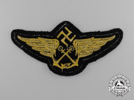 Luftwaffe Naval Personnel Deck Personnel Insignia Reverse