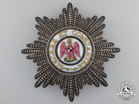 Order of the Red Eagle, Civil Division, I Class Breast Star (with faceted rays) Obverse