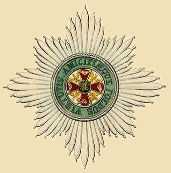 Order of the Golden Eagle, Breast Star (embroidered) Obverse