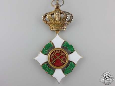 Military Order of Savoy, Type II, Grand Officer (in silver-gilt) Reverse