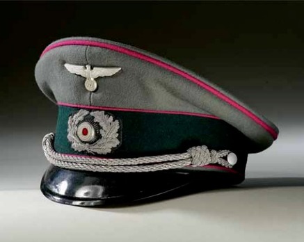 German Army Staff Officer's Visor Cap Profile