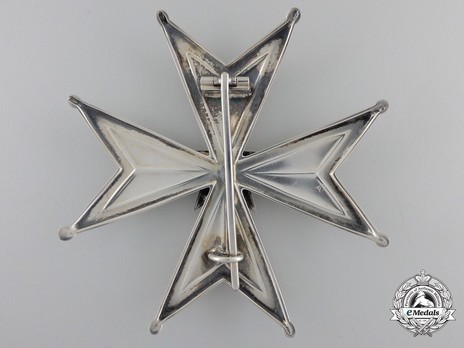 I Class Commander Breast Star (with silver by C. F. Carlman) Reverse