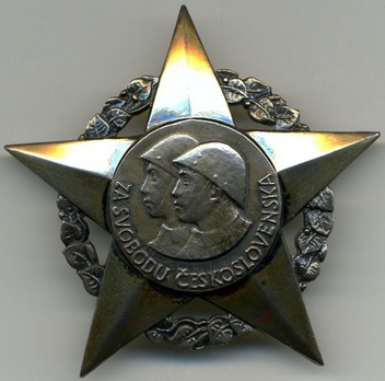 Czeckoslovak Military Order for Liberty, I Class Star