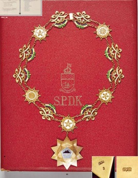 Order of Kinabalu, Grand Commander Collar
