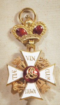 Order "de Parfaite Amitié", Cross for Women (1806-1927 version) Obverse
