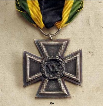Military Long Service Decoration, Type I, Cross for 20 Years Reverse