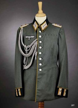German Army Cavalry Officer's Dress Tunic Obverse