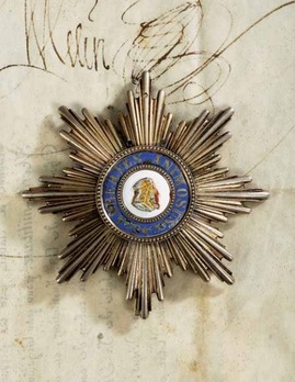 Albert Order, Type II, Civil Division, Grand Cross Breast Star (in silver gilt) Obverse